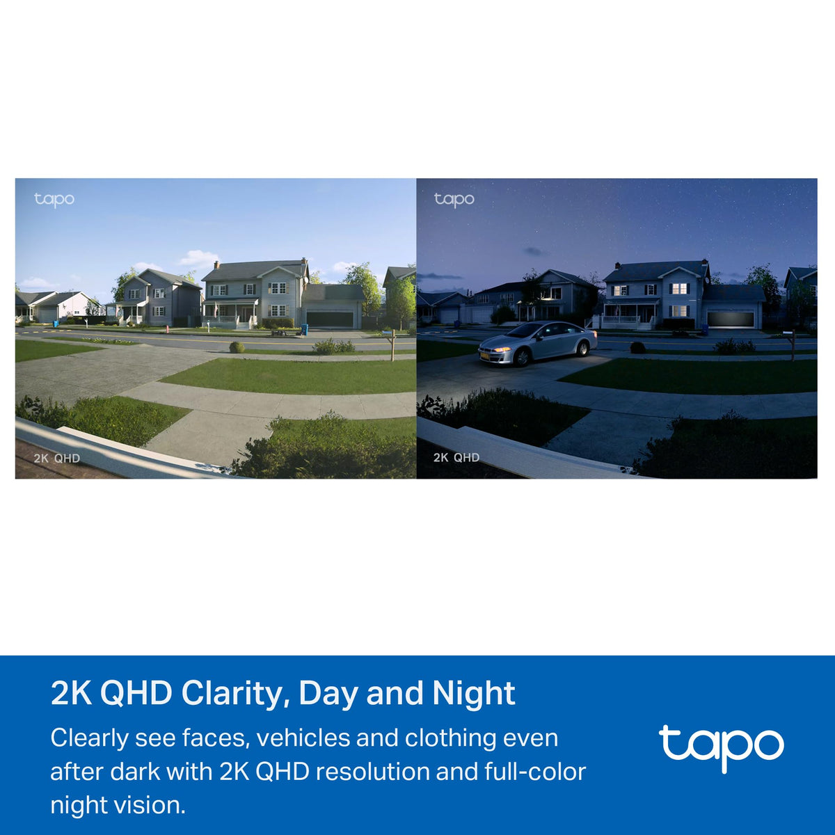 Tapo D225 two‑way audio with quick response prompts for easy talk.