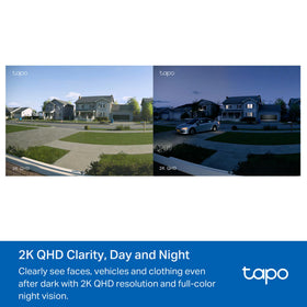 Tapo D225 two‑way audio with quick response prompts for easy talk.