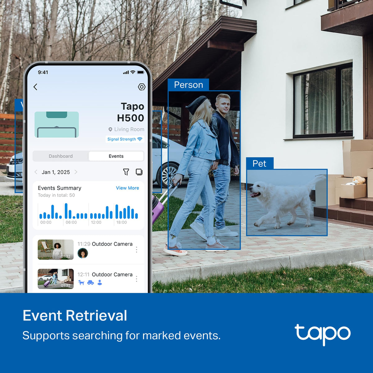 Tapo H500 mounting kit included for quick setup