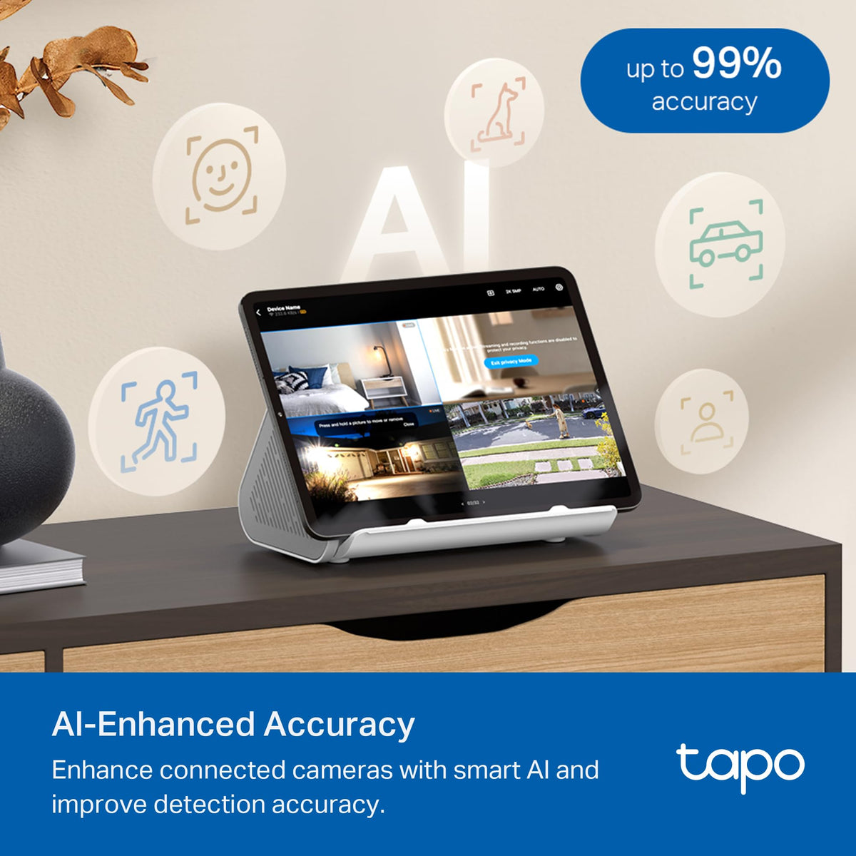 Tapo H500 USB-C port for fast data transfer