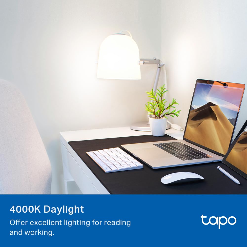 Tapo L520E energy-saving design reduces power use while maintaining brightness