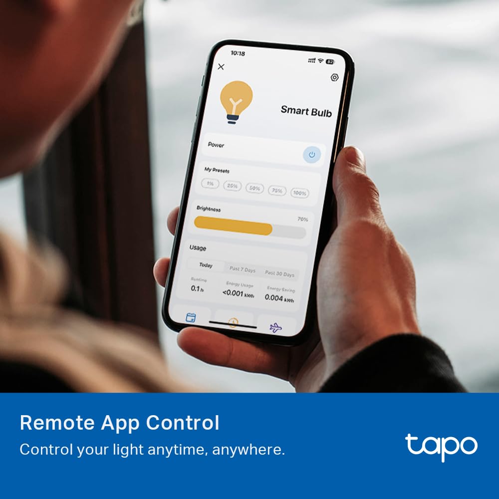 Tapo L520E sunrise/sunset scheduling creates natural lighting routines