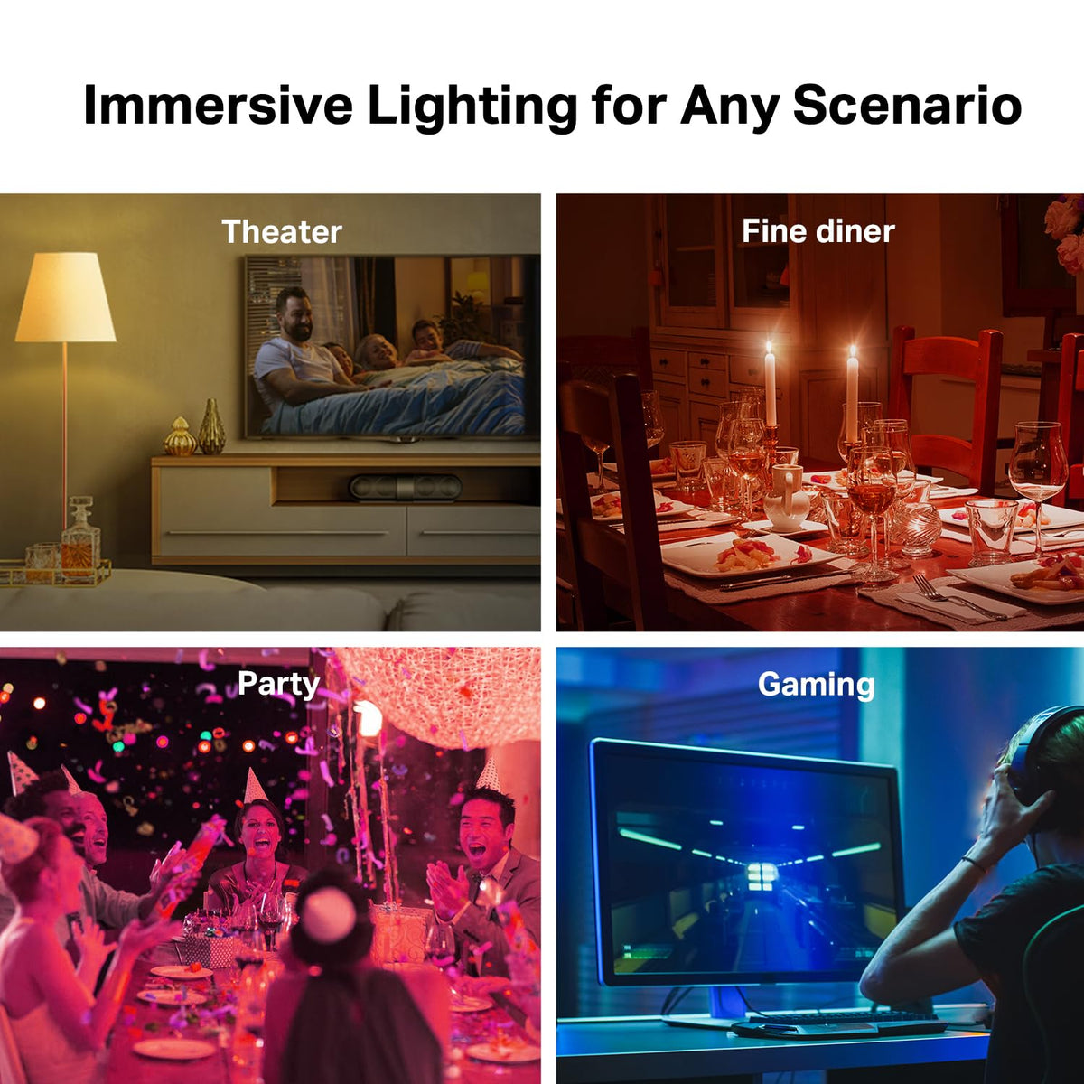 Tapo L530E scheduling and sunrise/sunset modes adapt lighting to the day