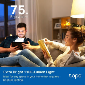 Tapo L535E 1100-lumen bulb for bright living spaces.