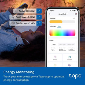 Tapo L535E app control and remote access for convenience.