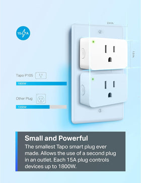 Tapo P105 with Alexa/Google voice control for hands-free operation