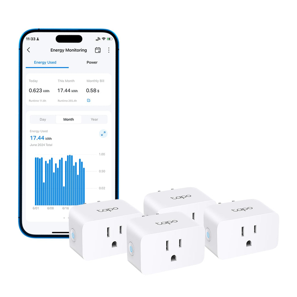 Tapo P115 energy monitoring dashboard shows usage insights for smarter planning
