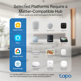 Tapo P135 Kit 2.4 GHz Wi-Fi connection for quick setup.