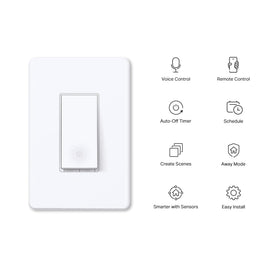 Tapo S500 voice control with Alexa and Google Assistant for hands-free lighting.