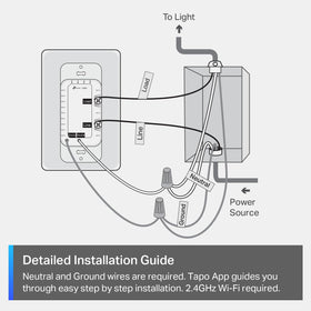 Tapo S505D remote app and voice control for hands-free lighting