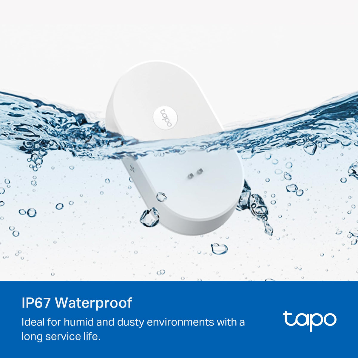 Tapo T300 hub integration with Wi-Fi enables smart alerts.