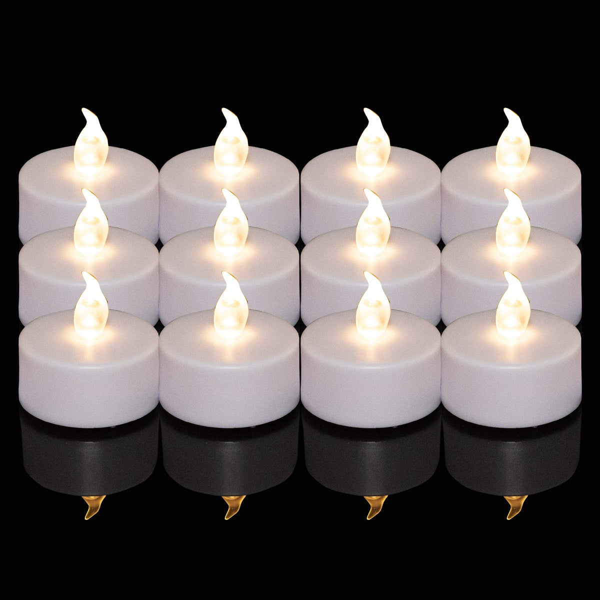 Tappovaly battery-operated LED tea light with warm white glow for ambience