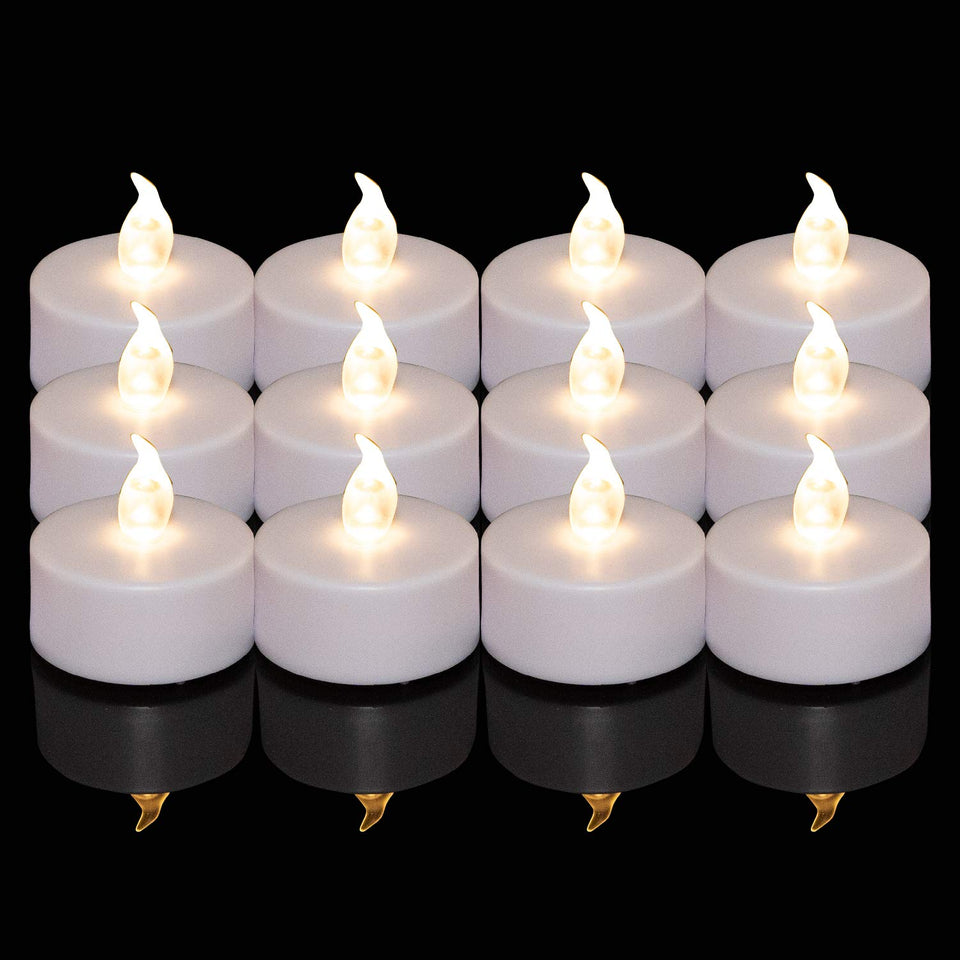 Tappovaly battery-operated LED tea light with warm white glow for ambience