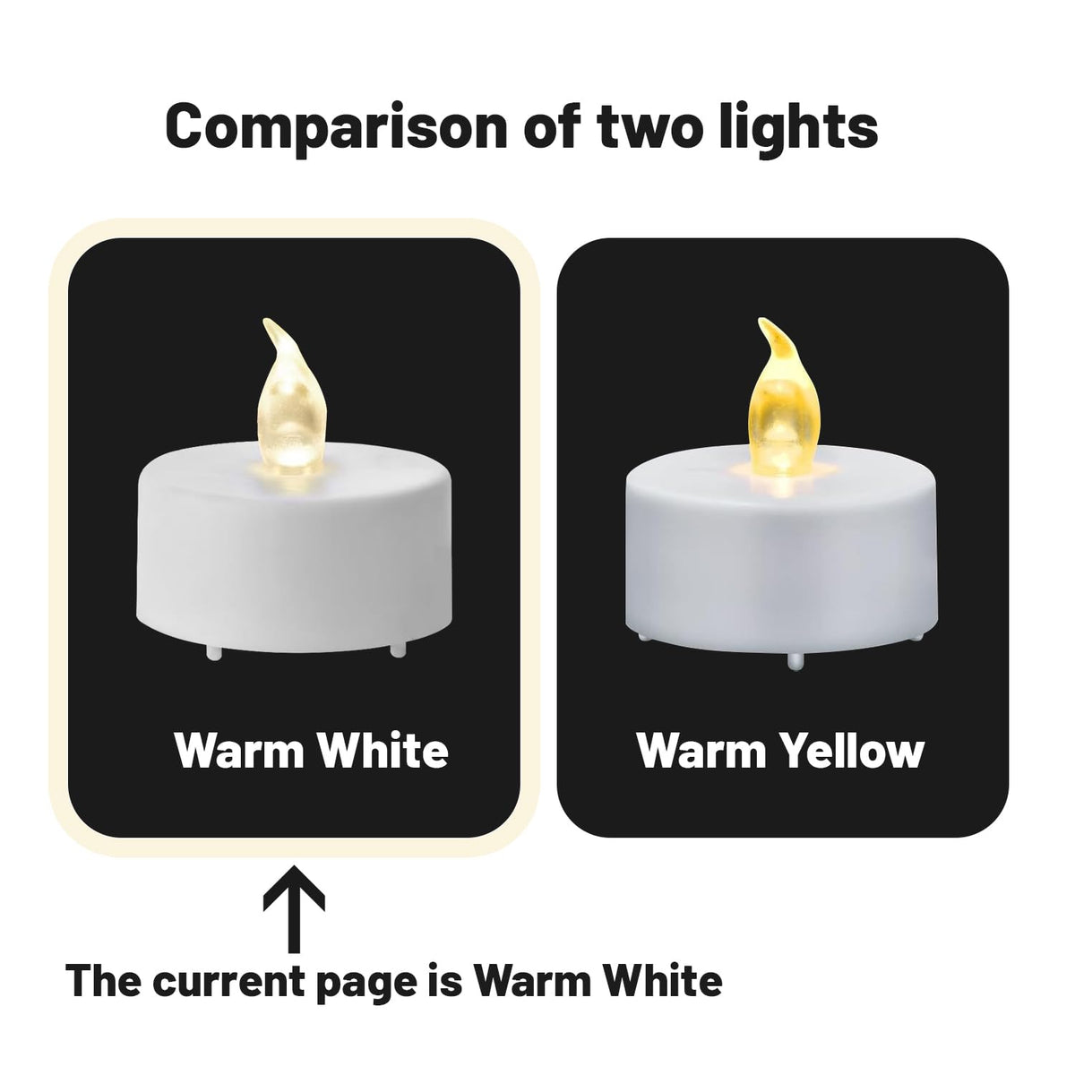Tappovaly 1.4-inch tea light fits most holders and lanterns