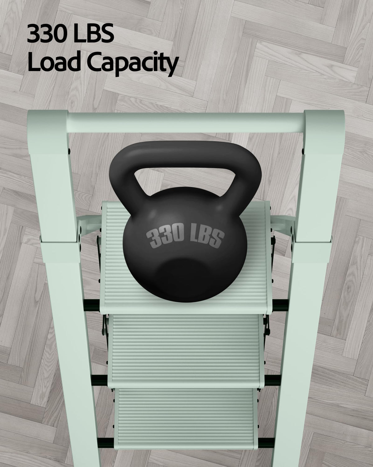 Taranta 3 Step Ladder with anti-slip pedals for secure standing.