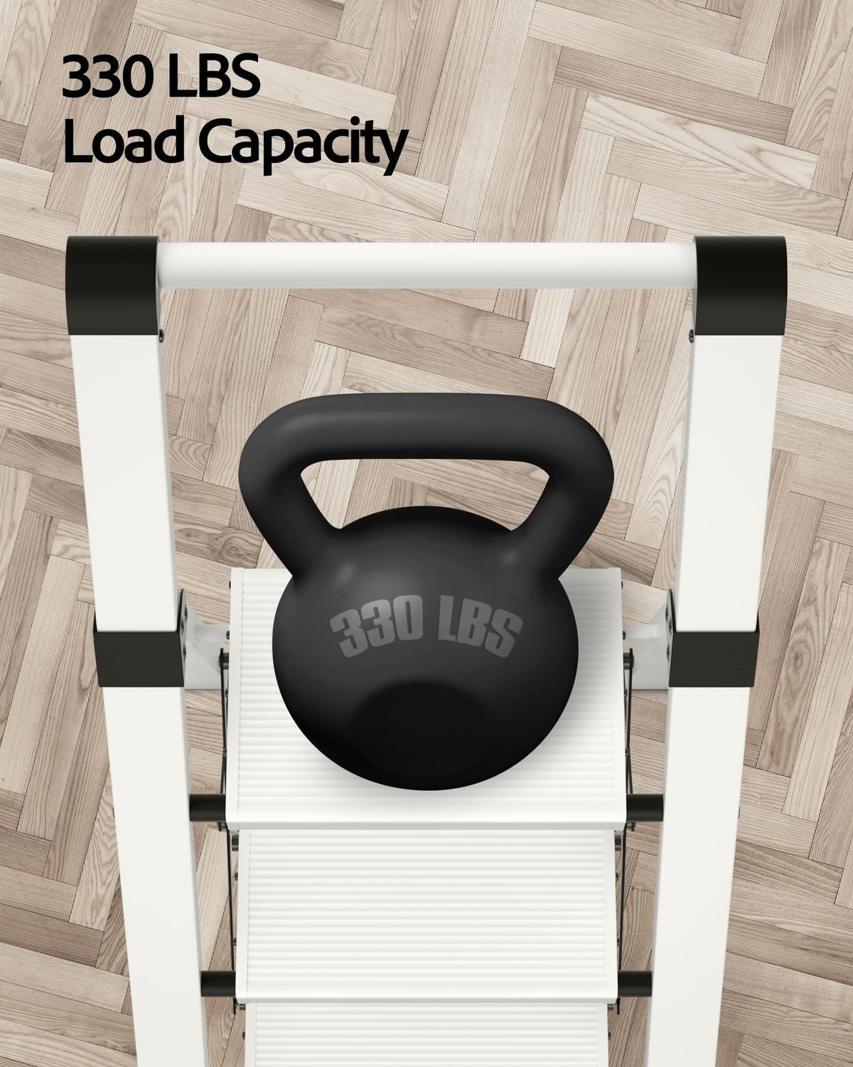 Taranta ladder with non-slip feet for stable footing