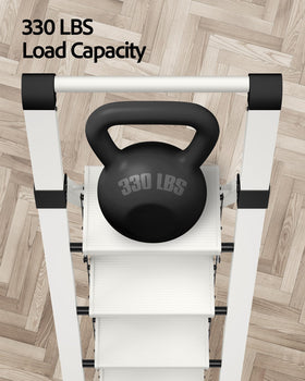 Taranta 4 Step Ladder handgrip provides secure support during climbs