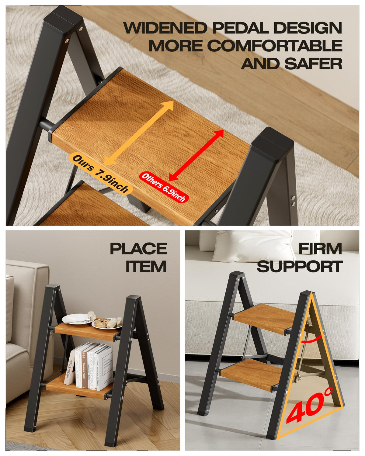 Taranta balanced design keeps you steady during daily tasks.