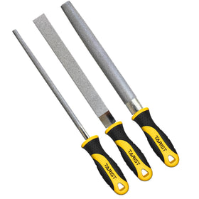 Tarist Diamond File Flat 8-inch for precise metal sharpening and edge refinement.
