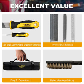 Tarist tool bag interior—organized storage protects teeth and edges