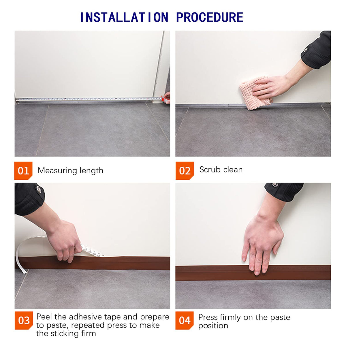 TAROSE 45mm width fits wider gaps for better door sealing.