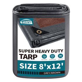 TARPAL 8x12 heavy-duty tarp cover shields gear outdoors.