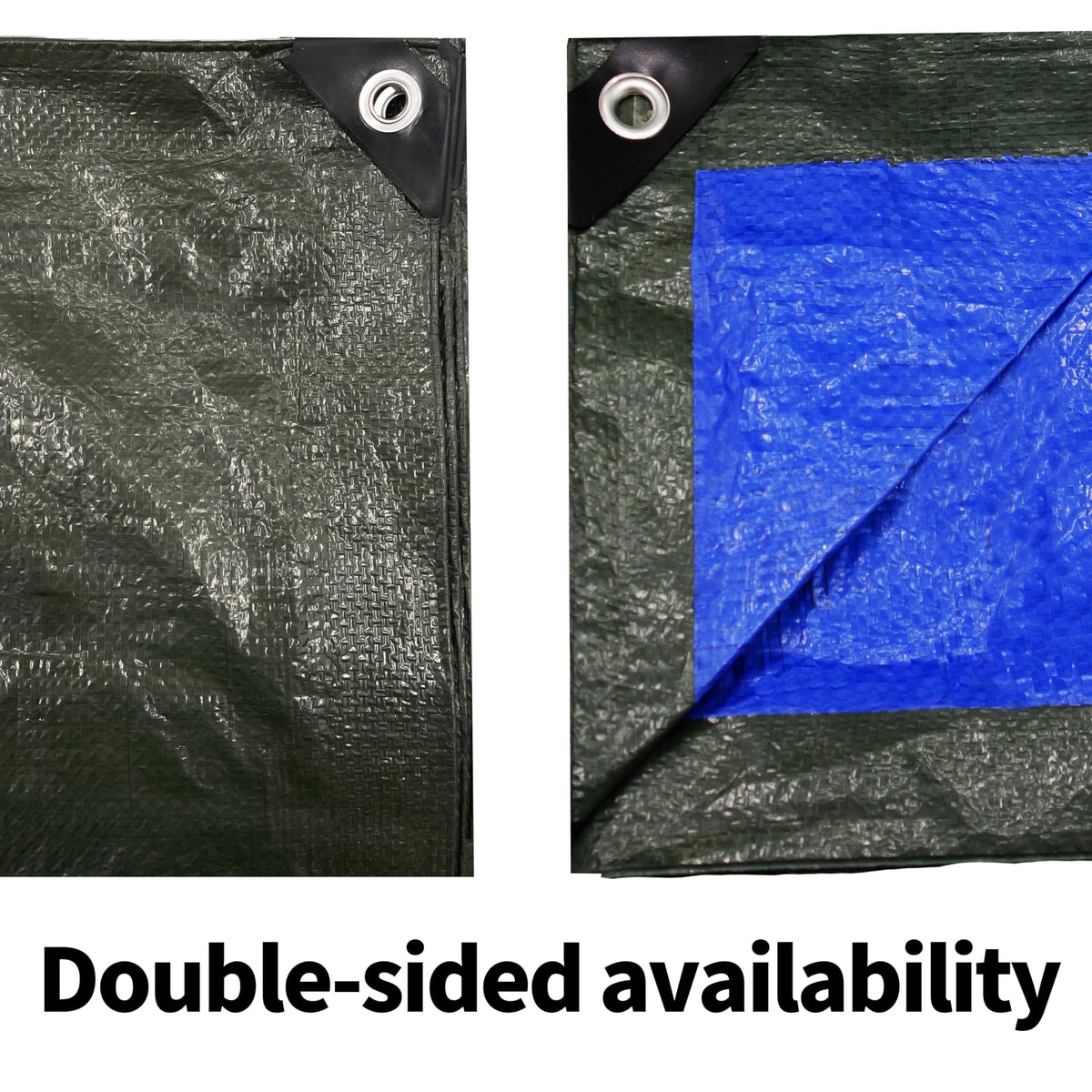 TARPAL virgin polyethylene 6mil tarp offers sturdy protection.