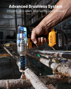 TaskStar built-in LED light illuminates dark work areas clearly.