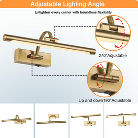 Tassuowell 270-degree rotatable tube adds versatile lighting angles.