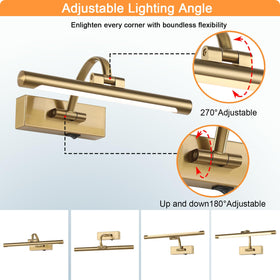 Tassuowell LED art light offers 3 color temperatures for accurate viewing.