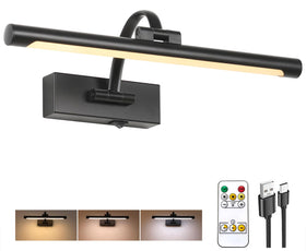 Tassuowell picture light battery compartment delivers wireless, long-lasting artwork illumination.