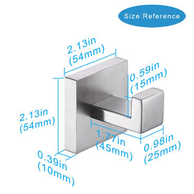 TASTOS concealed screws installation guide included for secure mounting