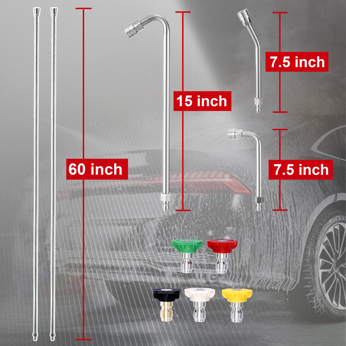 tasuox stainless steel wand highlights durability and corrosion resistance.