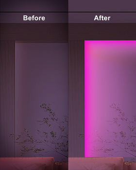 Tatazone color-changing strip ideal for home entertainment areas.