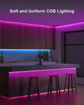 Tatazone music-sync LED strip lighting matching beats for parties.