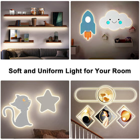 Tatazone LED strip in warm 3000K creates inviting kitchen and vanity lighting.