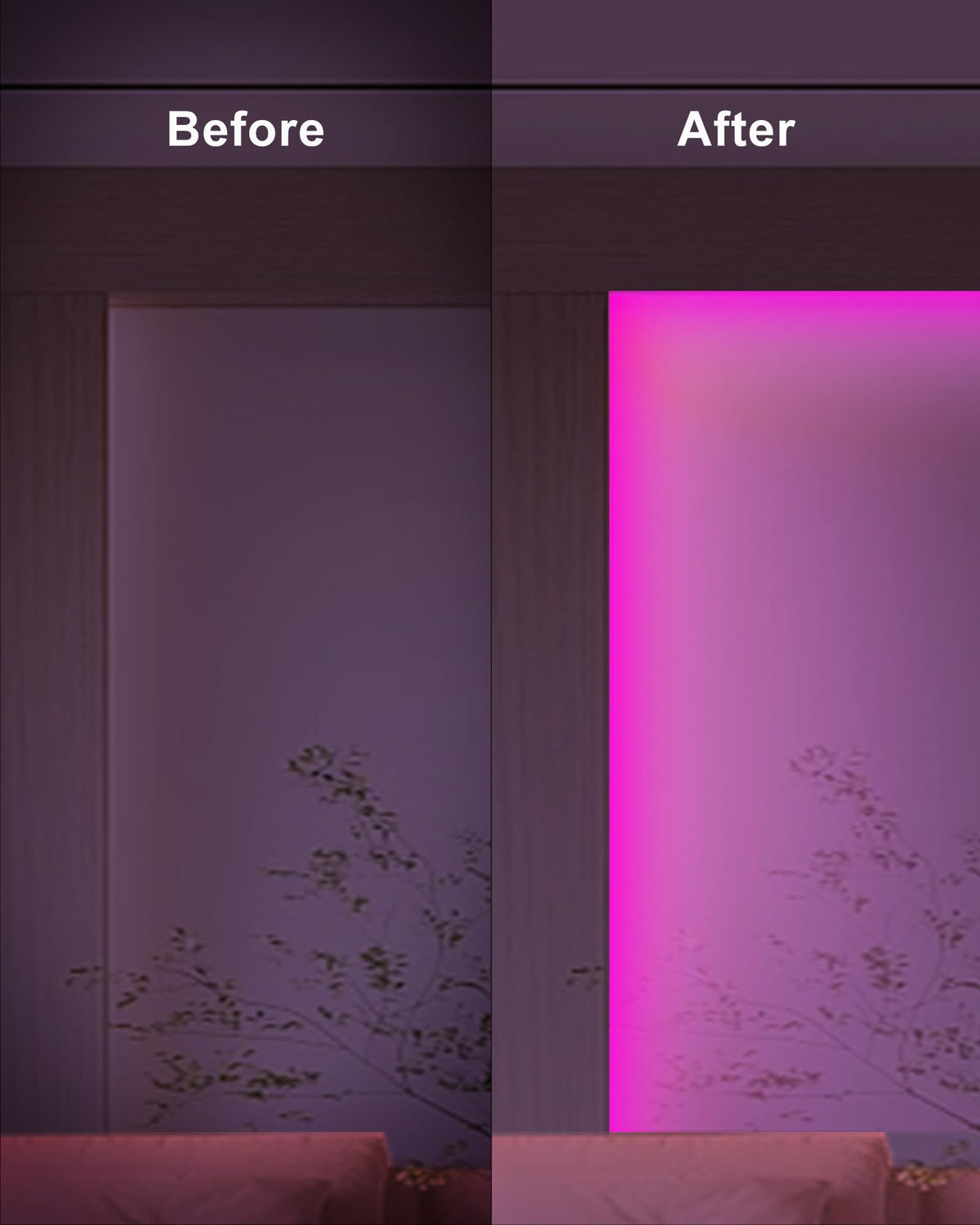 Portable color-changing lighting for parties and mood lighting.