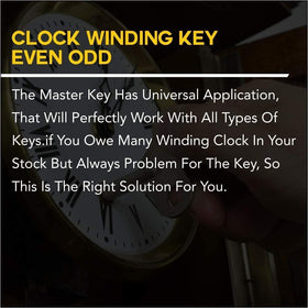 TAURISH brass clock winding keys with durable brass construction