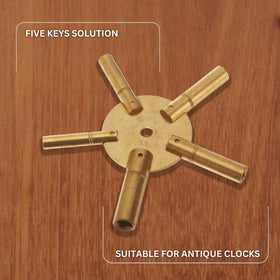 TAURISH even-prong winding keys 2–10 fit many clock models