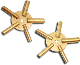 TAURISH odd-prong winding keys 3–11 fit antique clocks
