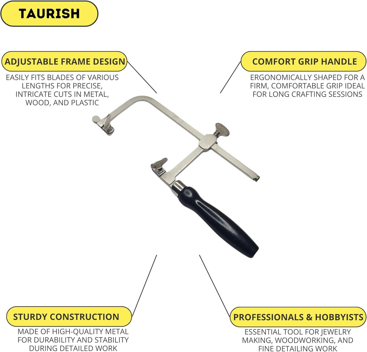 TAURISH precision cutting tool for metal and wood projects