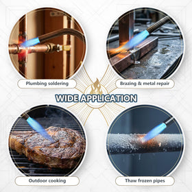 TAUSOM built-in igniter enables easy operation on site