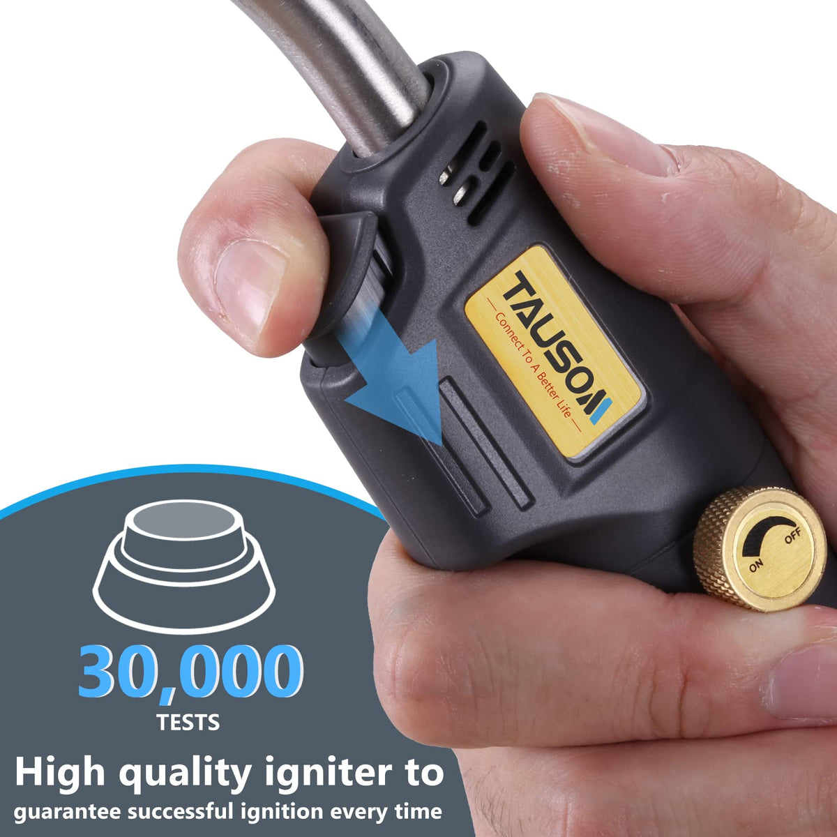 TAUSOM MAPP torch suitable for jewelry making, DIY, and metalwork
