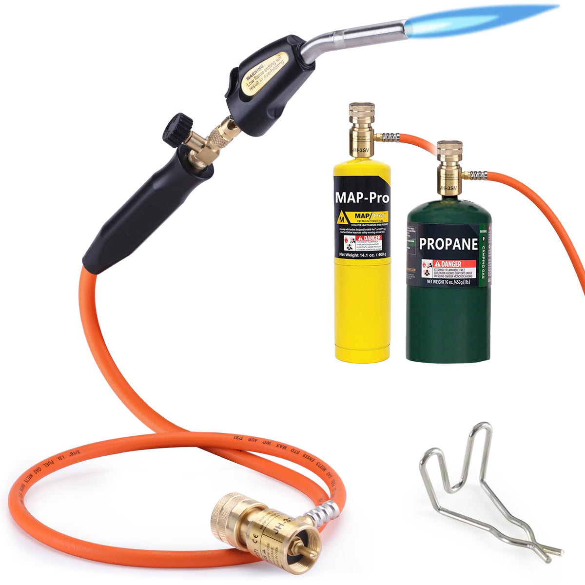 TAUSOM propane torch head for precise high-heat tasks up to 3600°F