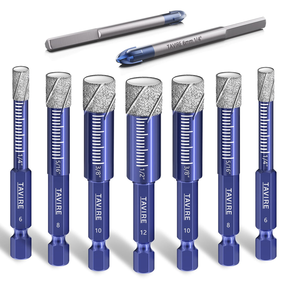 Tavire porcelain drill bits deliver clean, precise holes with durable performance