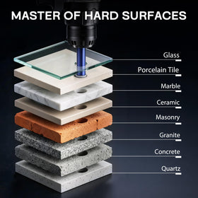 Tavire cooling wax inside reduces overheating for longer bit life.