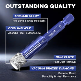 Tavire vacuum-brazed diamonds maximize bond and lifespan under heat.