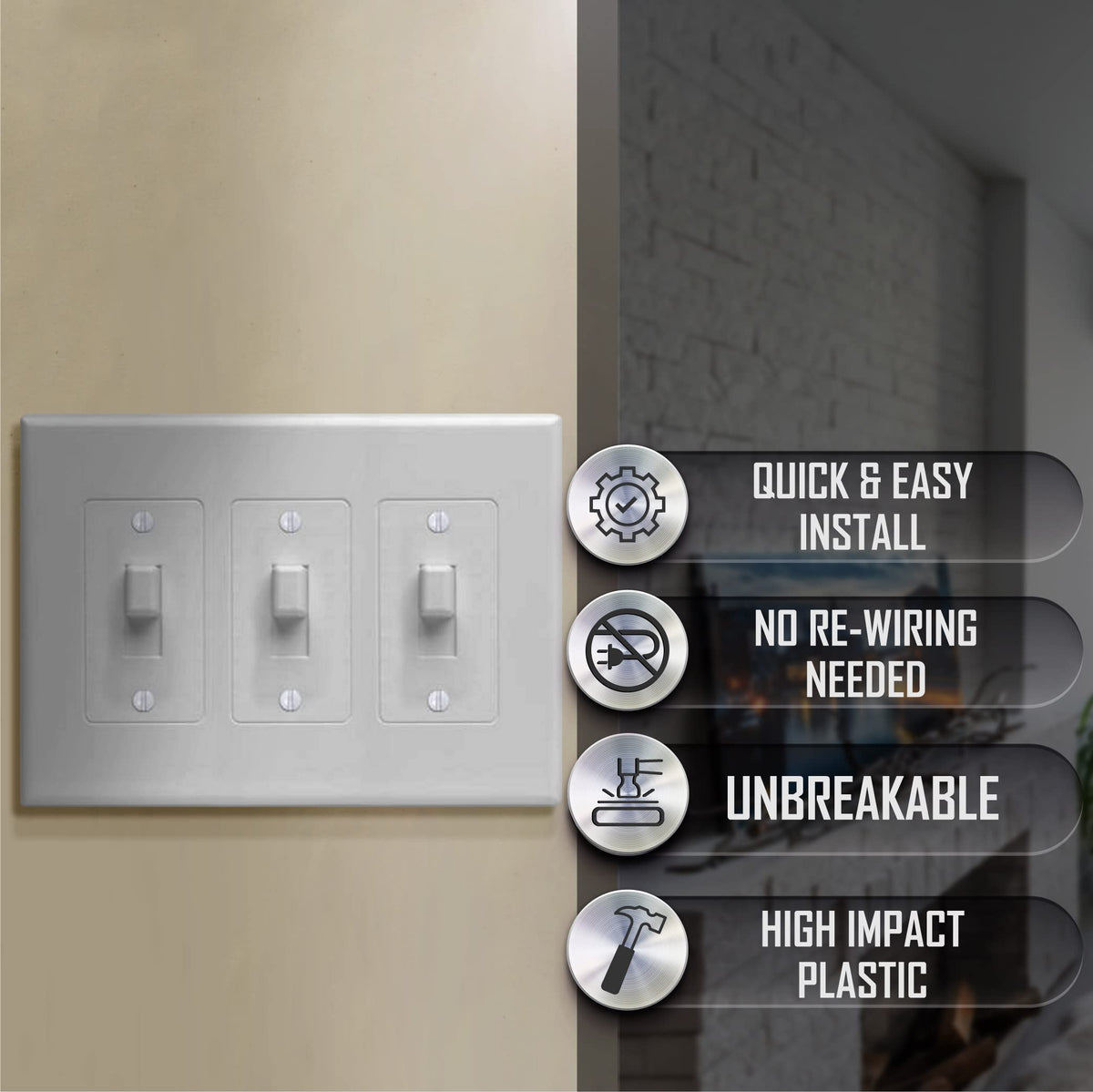 TayMac 2673W square-corner hi-gloss finish streamlines cleaning in busy areas.