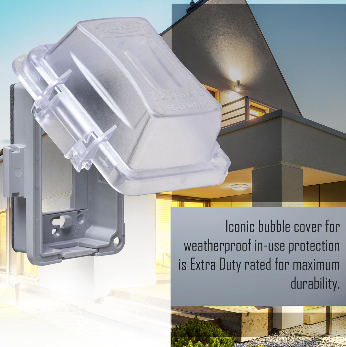 TayMac MKG420CS 1-gang design fits standard boxes and receptacles