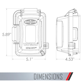 TayMac MKG420CS quick-fit mount system enabling fast, tool-free installation